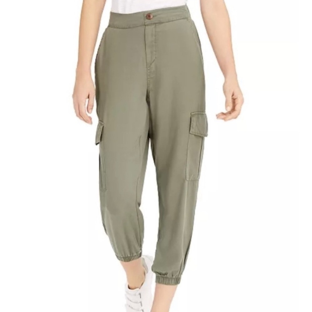 NWT Oat New York Drapey Cargo Jogger Pants in Tan - Size S